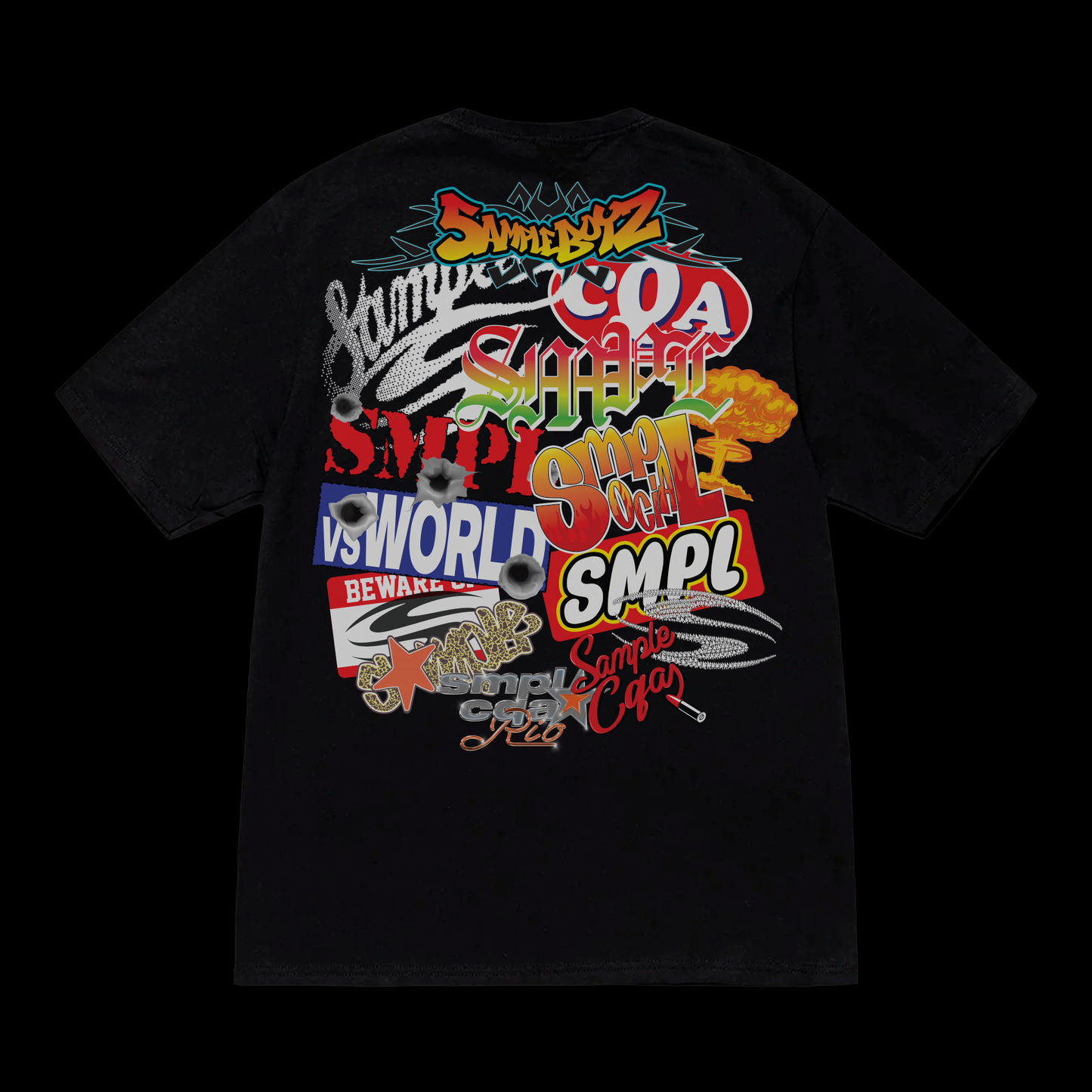 "STICKERS" TEE