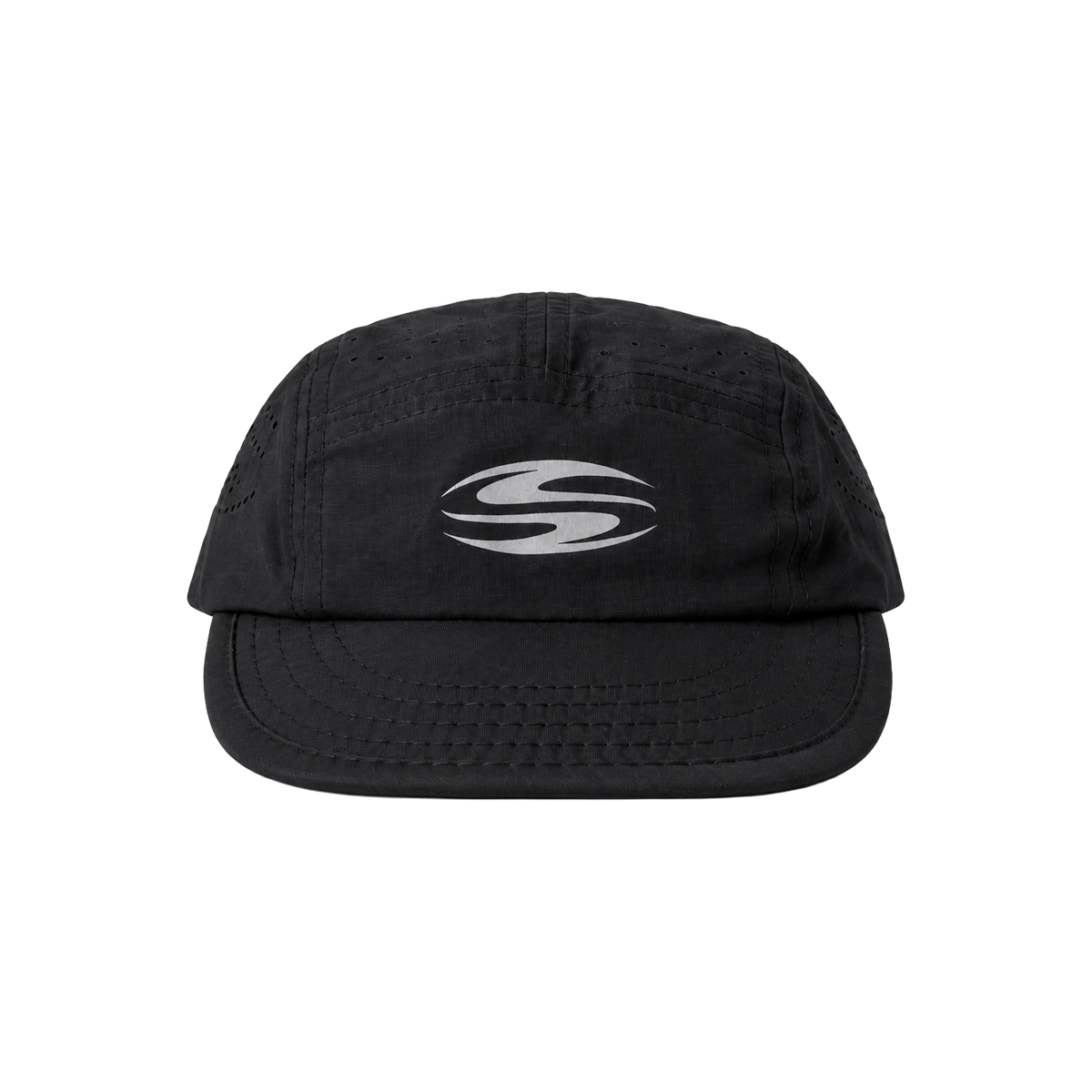 Boné running preto Sample vista frontal