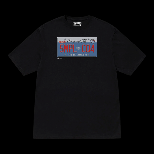 "CAR PLATE" TEE